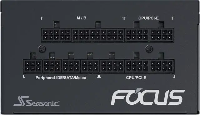 Alt view image 7 of 9 - Seasonic FOCUS PX-850, 850W 80+ Platinum, Full-Modular, ATX Form Factor, Low Noise, Premium Japanese Capacitor, 10 Year Warranty, Nvidia RTX 30/40 Super, AMD GPU Compatible, Ref# SSR-850PX