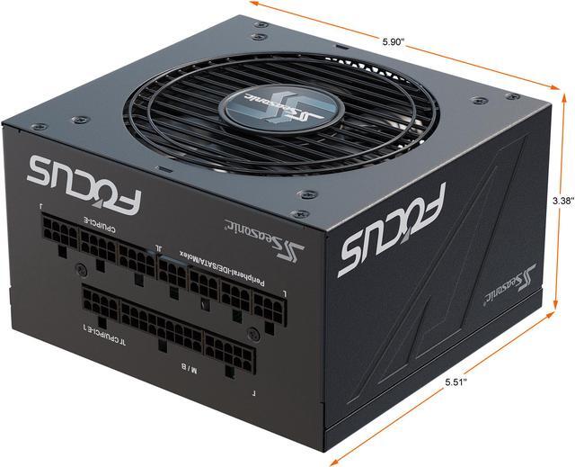 Alt view image 5 of 10 - Seasonic FOCUS PX-750, 750W 80+ Platinum, Full Modular, ATX Form Factor, Low Noise, Premium Japanese Capacitor, 10 Year Warranty, Nvidia RTX 30/40 Super, AMD GPU Compatible, Ref# SSR-750PX