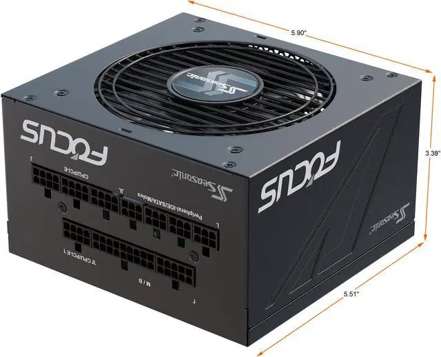 Alt view image 4 of 9 - Seasonic FOCUS PX-650, 650W 80+ Platinum Full-Modular, Fan Control in Fanless, Silent, and Cooling Mode, 10 Year Warranty, Perfect Power Supply for Gaming and Various Application, SSR-650PX.