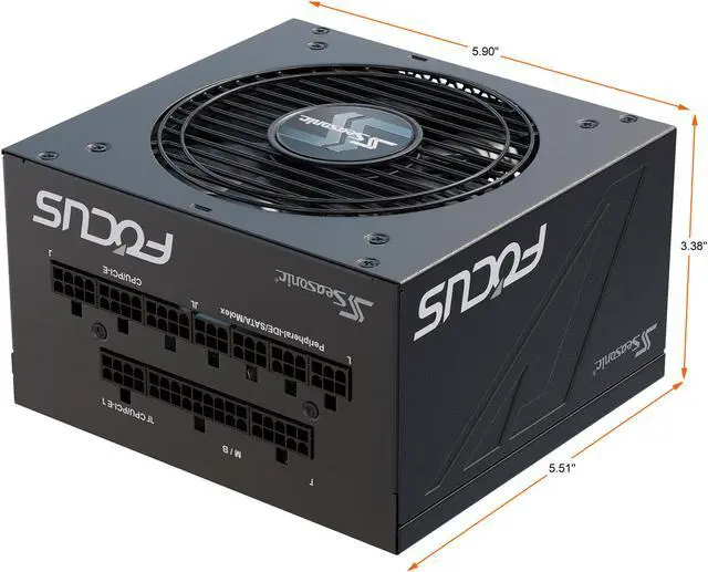 Alt view image 5 of 10 - Seasonic FOCUS PX-550, 550W 80+ Platinum Full-Modular, Fan Control in Fanless, Silent, and Cooling Mode, 10 Year Warranty, Perfect Power Supply for Gaming and Various Application, SSR-550PX.