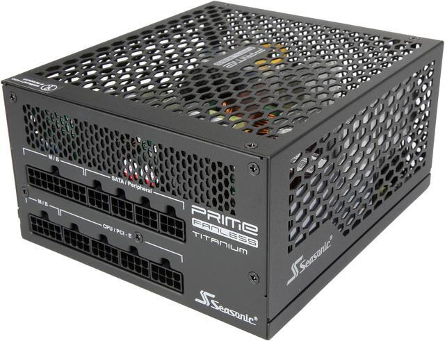 Alt view image 5 of 7 - Seasonic Flagship PRIME 600 Titanium Fanless SSR-600TL 600W 80+ Titanium Full Modular ATX12V & EPS12V 12 Years Warranty Super Quiet Power Supply