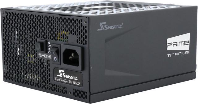 Seasonic PRIME TX-850, 850W 80+ Titanium, ATX Form Factor, Full Modular,  Low Noise, Premium Japanese Capacitor, 12 Year Warranty, Nvidia RTX 30/40 