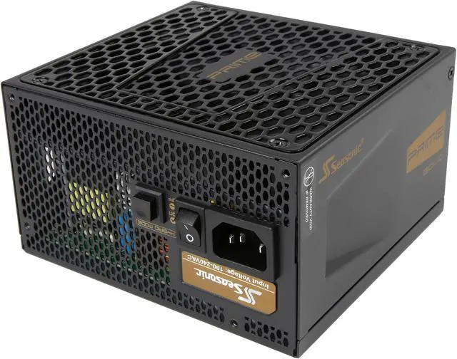 Main image of Seasonic PRIME Ultra 650W 80+ Gold Power Supply, Full Modular, 135mm FDB Fan w/Hybrid Fan Control, ATX12V & EPS12V, Compact 140 mm Size, Power On Self Tester, 12 yr Warranty, SSR-650GD2