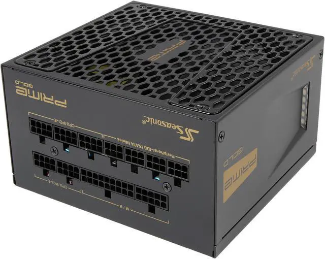 Alt view image 4 of 7 - Seasonic PRIME Ultra 650W 80+ Gold Power Supply, Full Modular, 135mm FDB Fan w/Hybrid Fan Control, ATX12V & EPS12V, Compact 140 mm Size, Power On Self Tester, 12 yr Warranty, SSR-650GD2