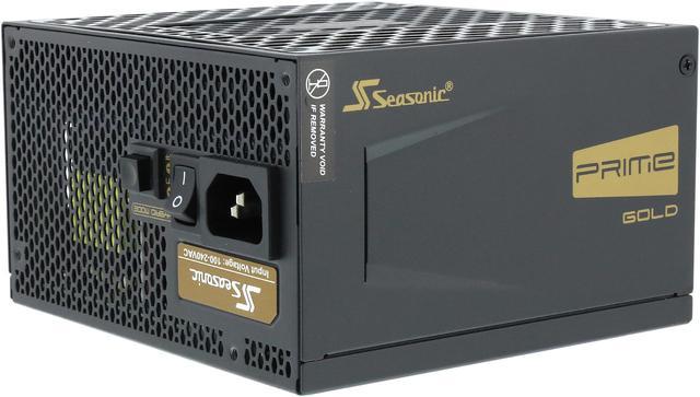 Seasonic PRIME GX-750, 750W 80+ Gold, Full Modular, Fan Control in Fanless,  Silent, and Cooling Mode, 12 Year Warranty, Perfect Power Supply for