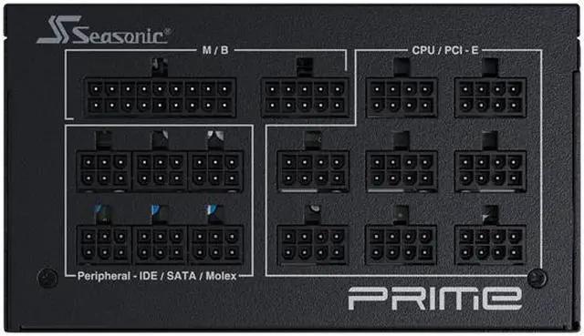 Alt view image 8 of 9 - Seasonic PRIME PX-850, 850W 80+ Platinum, Full Modular, Fan Control in Fanless, Silent, and Cooling Mode, 12 Year Warranty, Perfect Power Supply for Gaming and High-Performance Systems, SSR-850PD.