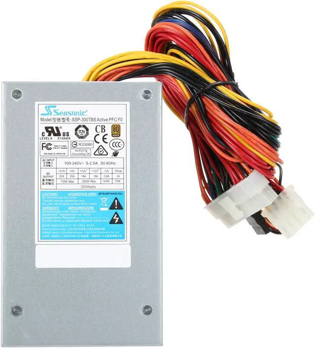 Alt view image 6 of 7 - SeaSonic SSP-300TBS 300 W Intel TFX 12 V v2.31 80 PLUS BRONZE Certified Active PFC Power Supply