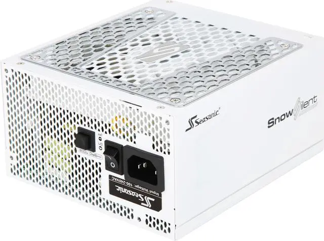 Main image of Seasonic PRIME Snow Silent 750W 80+ Titanium Power Supply, Full Modular, 135mm FDB Fan w/Hybrid Fan Control, ATX12V & EPS12V, Power On Self Tester, 12 yr Warranty