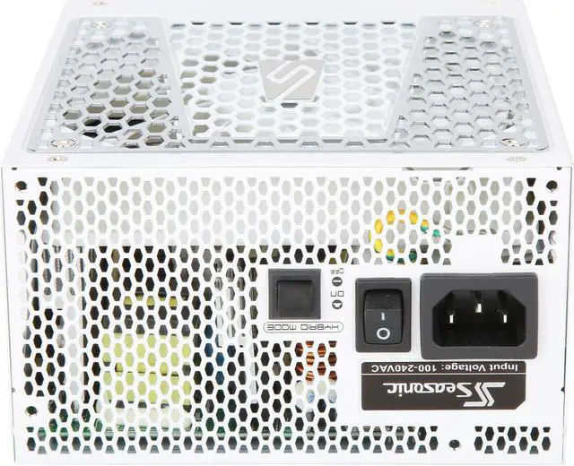 Alt view image 2 of 7 - Seasonic PRIME Snow Silent 750W 80+ Titanium Power Supply, Full Modular, 135mm FDB Fan w/Hybrid Fan Control, ATX12V & EPS12V, Power On Self Tester, 12 yr Warranty