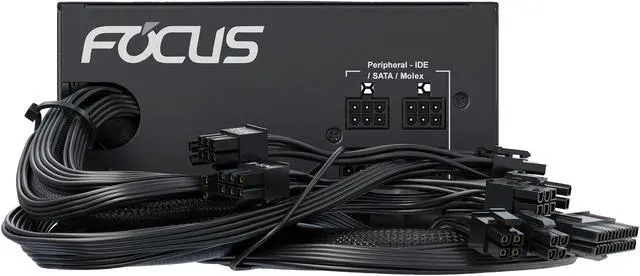 Alt view image 8 of 9 - Seasonic FOCUS GM-850, 850W 80+ Gold, Semi-Modular, ATX Form Factor, Low Noise, Premium Japanese Capacitor, 7 Year Warranty, Nvidia RTX 30/40 Super, AMD GPU Compatible, Ref# SSR-850FM