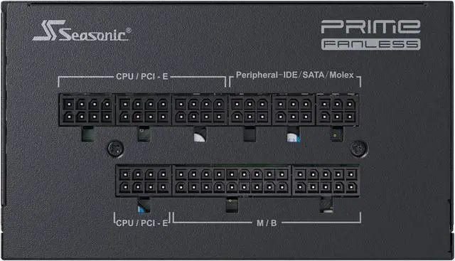 Alt view image 8 of 9 - Seasonic PRIME FANLESS PX-500, 500W 80+ Platinum, Full Modular, ATX12V & EPS12V, True Fanless Design, 12 Year Warranty, Perfect Power Supply For Situations That Demand Silence From The Equipment.
