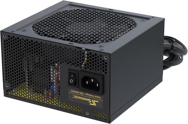 Alt view image 6 of 9 - Seasonic CORE GM-500, 500W 80+ Gold, Semi-Modular, Fan Control in Silent and Cooling Mode, Perfect Power Supply for Gaming and Various Application, SSR-500LM