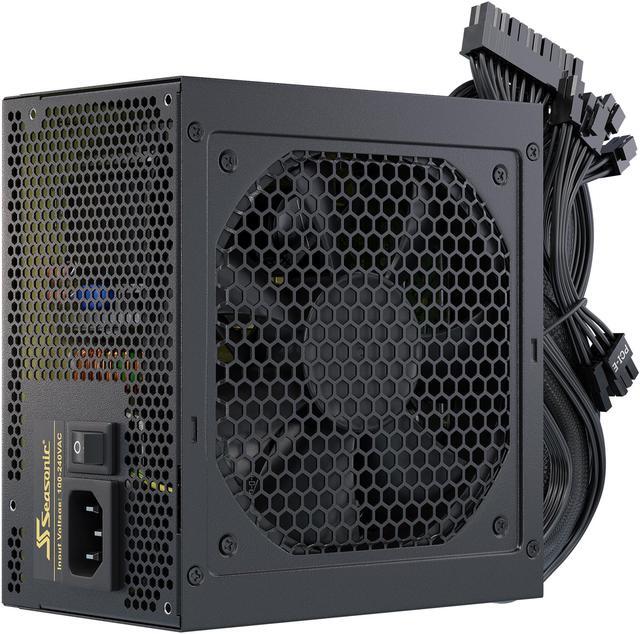 Alt view image 2 of 9 - Seasonic CORE GM-500, 500W 80+ Gold, Semi-Modular, Fan Control in Silent and Cooling Mode, Perfect Power Supply for Gaming and Various Application, SSR-500LM