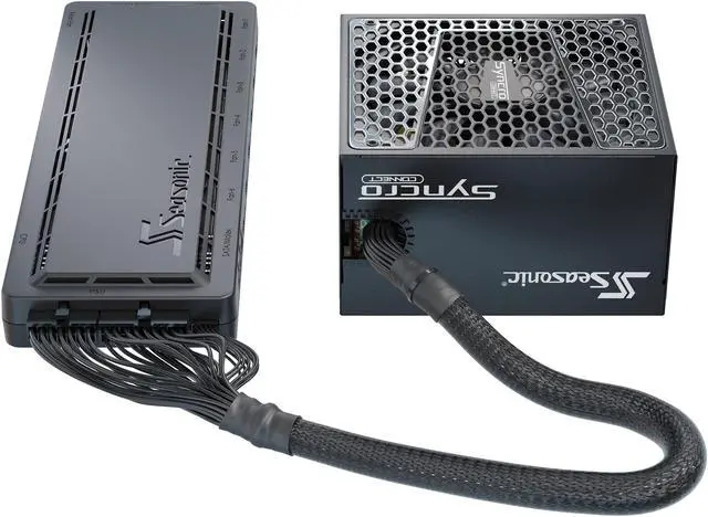Alt view image 4 of 9 - Seasonic SYNCRO DGC-750, 750W 80+ Gold Power Supply, CONNECT Module Cable Management, SSR-750FA2, Must be Used with Case Q704 to Function Normally.