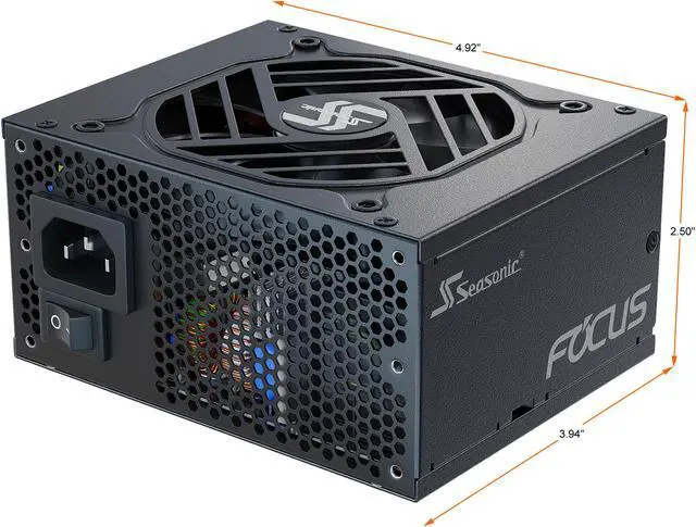 Alt view image 5 of 8 - Seasonic FOCUS SGX-750, 750W 80+ Gold, Full-Modular, SFX Form Factor, Low Noise, Premium Japanese Capacitor, 10 Year Warranty, Nvidia RTX 30/40 Super, AMD GPU Compatible, Ref# SSR-750SGX