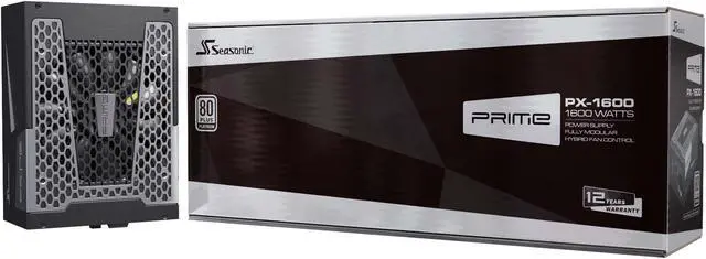 Alt view image 10 of 11 - Seasonic PRIME PX-1600, 1600W 80+ Platinum, Full Modular, Fan Control in Fanless, Silent, and Cooling Mode, Perfect Power Supply for Gaming and High-Performance Systems, SSR-1600PD