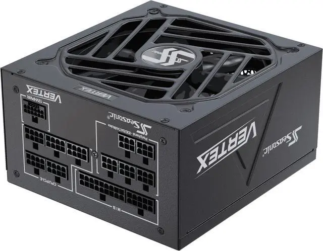 Alt view image 5 of 6 - Seasonic VERTEX GX-850, 850W 80+ Gold, ATX 3.0 & PCIe 5.0 Ready, Full-Modular, ATX Form Factor, Low Noise, Premium Japanese Capacitor, 12 Year Warranty, Nvidia RTX 40 Super/50 , AMD GPU Compatible