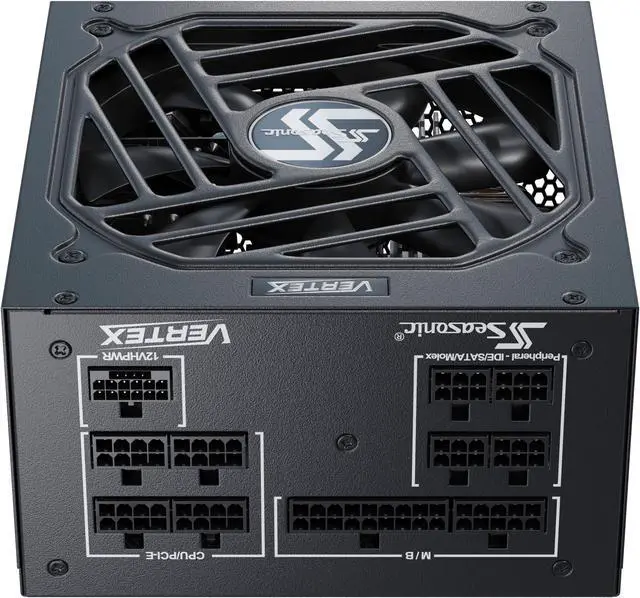 Alt view image 6 of 10 - Seasonic VERTEX GX-750, 750W 80+ Gold, ATX 3.0 & PCIe 5.0 Ready, Full-Modular, ATX Form Factor, Low Noise, Premium Japanese Capacitor, 12 Year Warranty, Nvidia RTX 30/40 Super, AMD GPU Compatible
