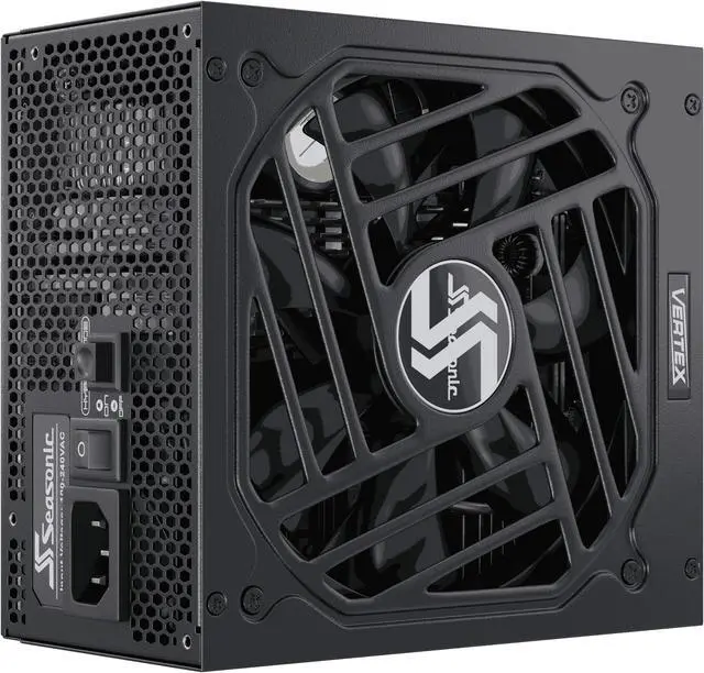 Alt view image 2 of 10 - Seasonic VERTEX GX-750, 750W 80+ Gold, ATX 3.0 & PCIe 5.0 Ready, Full-Modular, ATX Form Factor, Low Noise, Premium Japanese Capacitor, 12 Year Warranty, Nvidia RTX 30/40 Super, AMD GPU Compatible