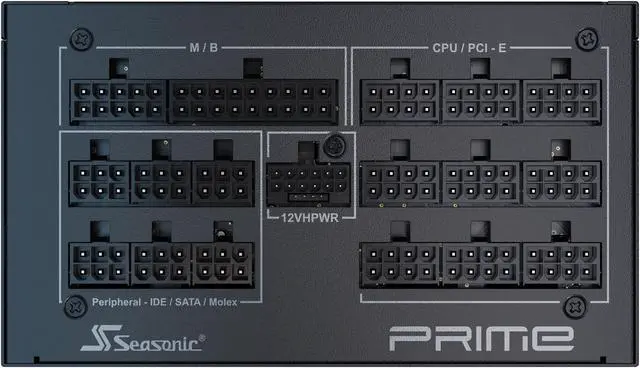 Alt view image 5 of 12 - Seasonic PRIME TX-1300, 1300W 80+ Titanium, ATX 3.0 & PCIe 5.0 Ready, Full Modular, ATX Form Factor, Low Noise, Premium Japanese Capacitor, Nvidia RTX 40 Super/50, AMD GPU Compatible, Ref# SSR-1300TR2