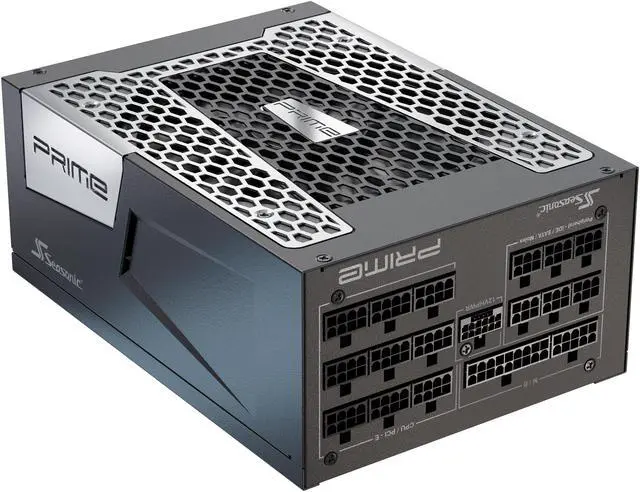 Alt view image 6 of 12 - Seasonic PRIME TX-1300, 1300W 80+ Titanium, ATX 3.0 & PCIe 5.0 Ready, Full Modular, ATX Form Factor, Low Noise, Premium Japanese Capacitor, Nvidia RTX 40 Super/50, AMD GPU Compatible, Ref# SSR-1300TR2