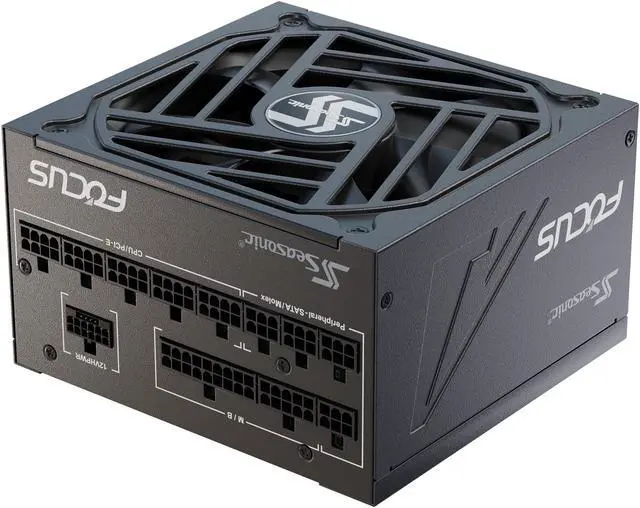 Alt view image 5 of 12 - Seasonic FOCUS V3 GX-1000, 1000W 80+ Gold, ATX 3.0 & PCIe 5.0 Ready, Full-Modular, Low Noise, Premium Japanese Capacitor, 10 Year Warranty, Nvidia RTX 30/40 Super, AMD GPU Compatible, Ref# SSR-1000FX3