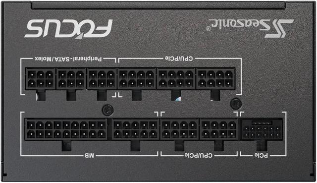 Alt view image 7 of 11 - SeaSonic FOCUS GX ATX 3 (2024) GX-850 850 W ATX3.1 80 PLUS GOLD Nvidia RTX 40 Super/50 Certified Full Modular Power Supplies