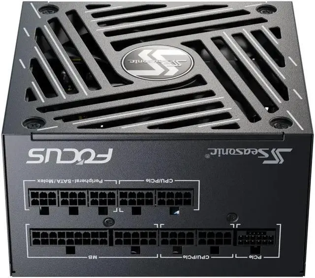 Alt view image 6 of 10 - SeaSonic FOCUS GX ATX 3 (2024) GX-750 750 W ATX3.1 80 PLUS GOLD Nvidia RTX 40 Super/50 Certified Full Modular Power Supplies