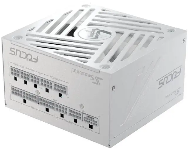 Alt view image 2 of 10 - SeaSonic FOCUS GX ATX 3 (2024) GX-750 White 750 W ATX 3.1 80 PLUS GOLD Certified Full Modular Power Supplies