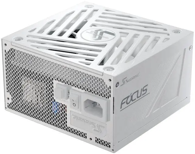 Main image of SeaSonic FOCUS GX ATX 3 (2024) GX-850 White 850 W ATX 3.1 Compatible 80 PLUS GOLD Certified Full Modular Power Supplies