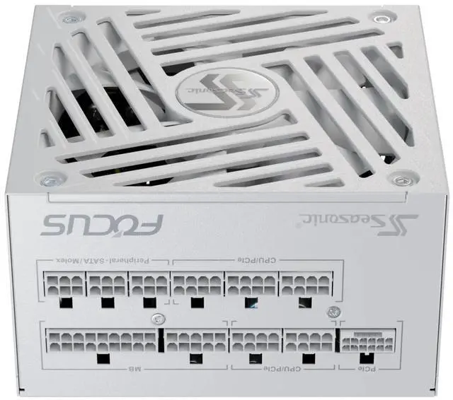 Alt view image 7 of 10 - SeaSonic FOCUS GX ATX 3 (2024) GX-850 White 850 W ATX 3.1 Compatible 80 PLUS GOLD Certified Full Modular Power Supplies