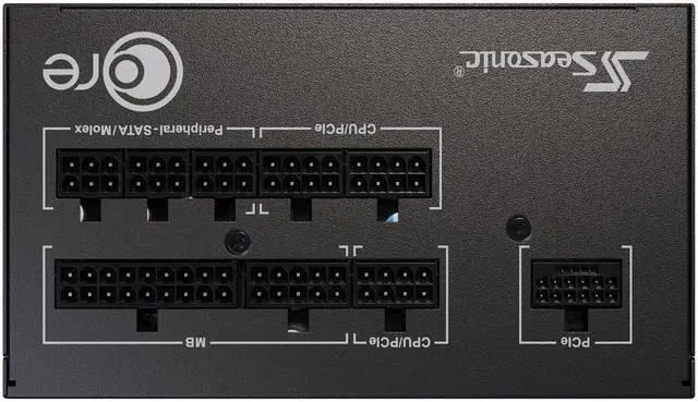 Alt view image 7 of 11 - SeaSonic CORE GX-1000 ATX3 1000 W ATX 3.1 80 PLUS GOLD Certified Full Modular power supply