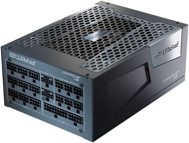 Main image of Seasonic PRIME PX-2200, 2200W 80+ Platinum Full-Modular, 12 Year Warranty, Perfect Power Supply for Gaming and Various Application, SRP-PPX222-A5A22ST.