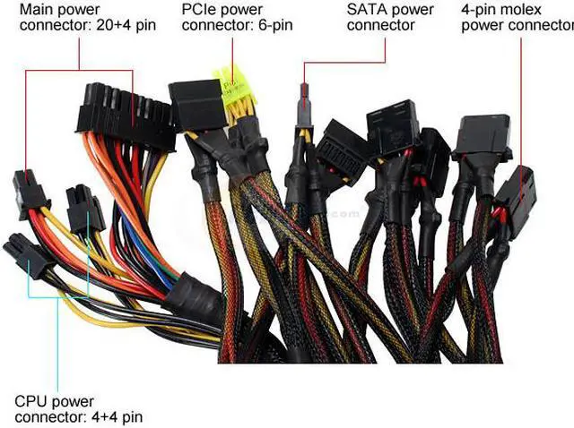 Alt view image 4 of 17 - RAIDMAX RX-700SS 700 W ATX12V V2.2/ EPS12V SLI Ready CrossFire Ready Modular Modular LED Power Supply