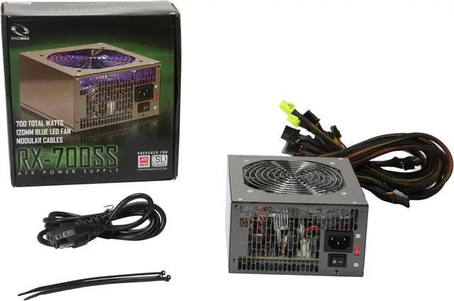 Alt view image 17 of 17 - RAIDMAX RX-700SS 700 W ATX12V V2.2/ EPS12V SLI Ready CrossFire Ready Modular Modular LED Power Supply