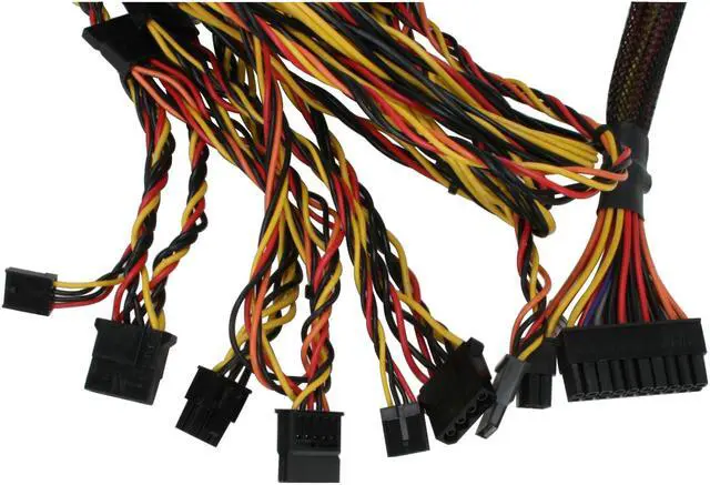 Alt view image 9 of 12 - RAIDMAX AURORA 2 RX-600F 600 W ATX12V V2.2 / EPS12V SLI Ready CrossFire Ready LED Power Supply