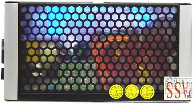 Alt view image 3 of 12 - RAIDMAX AURORA 2 RX-600F 600 W ATX12V V2.2 / EPS12V SLI Ready CrossFire Ready LED Power Supply