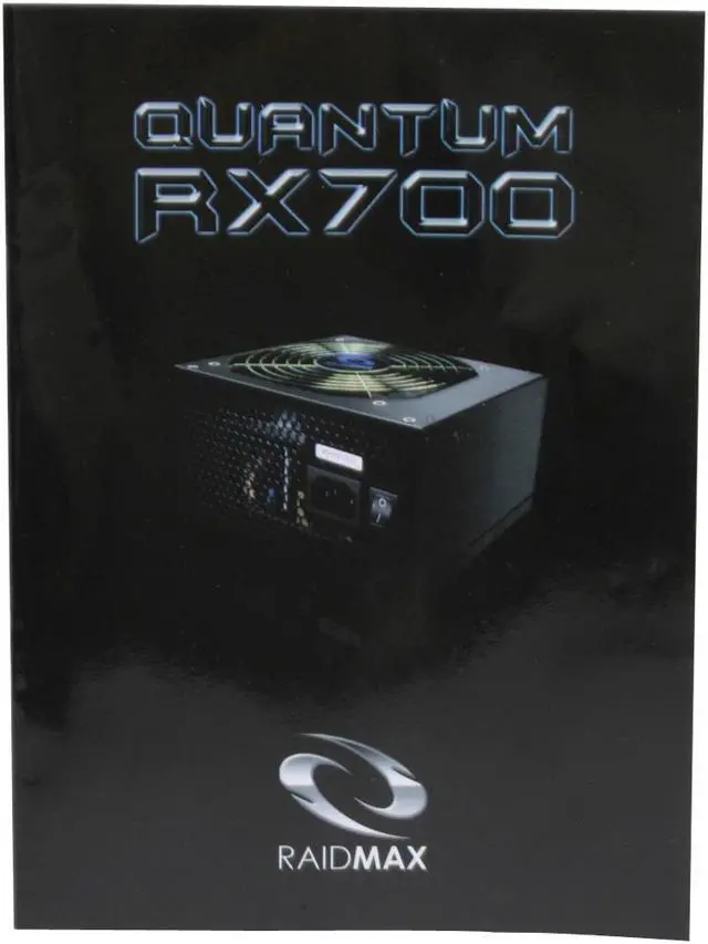 Alt view image 9 of 10 - RAIDMAX QUANTUM RX-700 700 W ATX12V V2.2 / EPS12V SLI Certified CrossFire Ready Active PFC SLI Power Supply