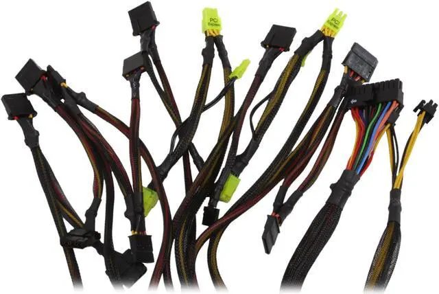 Alt view image 7 of 10 - RAIDMAX RX-850SS 850W ATX12V 2.2V / EPS12V 2.91 SLI Ready CrossFire Ready Modular Active PFC Modular LED Power Supply