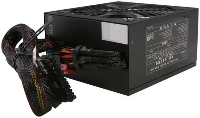 Alt view image 7 of 8 - RAIDMAX HYBRID 2 RX-630SS 630W ATX12V V2.2/ EPS12V SLI Ready CrossFire Ready Modular Power Supply, New Version with Build-in LED Fan On/Off Switch