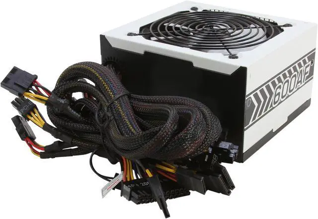 Alt view image 4 of 7 - RAIDMAX RX-600AF 600 W ATX12V / EPS12V SLI Ready CrossFire Ready 80 PLUS BRONZE Certified Power Supply