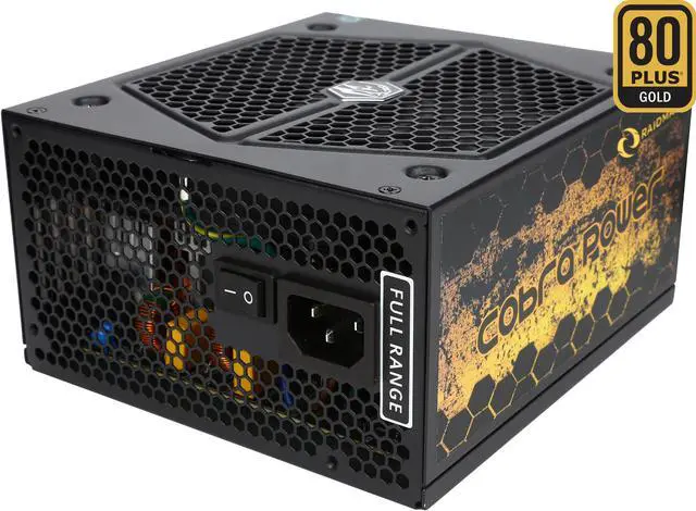 Main image of RAIDMAX Cobra series RX-600AE-B 600 W ATX12V / EPS12V SLI Ready CrossFire Ready 80 PLUS GOLD Certified Modular Power Supply