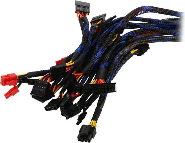 Alt view image 5 of 7 - RAIDMAX Scorpio series RX-735AP-S 735 W ATX12V / EPS12V SLI Ready CrossFire Ready 80 PLUS BRONZE Certified Semi-Modular Power Supply