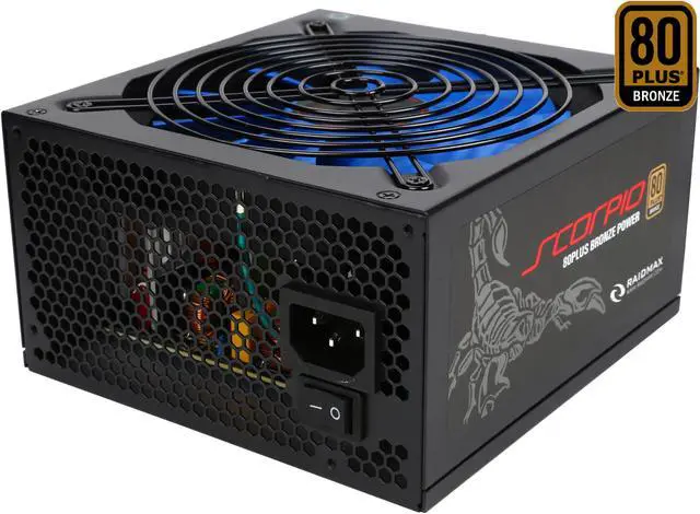 Main image of RAIDMAX Scorpio series RX-535AP-S 535 W ATX12V / EPS12V SLI Ready CrossFire Ready 80 PLUS BRONZE Certified Modular Power Supply