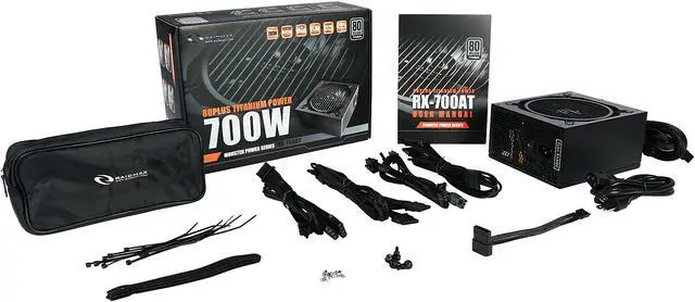 Alt view image 8 of 7 - RAIDMAX RX-700AT 700 W 80 PLUS TITANIUM Certified Modular Power Supplies