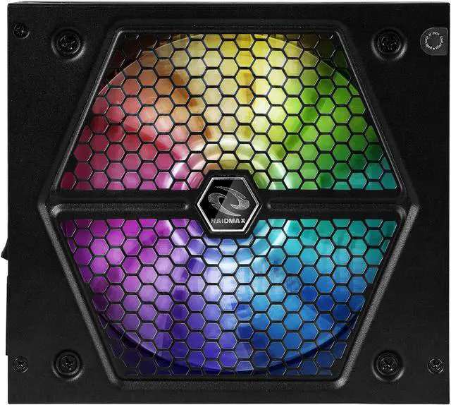 Alt view image 2 of 9 - RAIDMAX Thunder RGB RX-535AP-R 535 W ATX 12V v2.3 / EPS 12V 80 PLUS BRONZE Certified Modular Power Supply