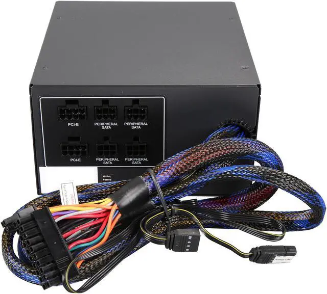 Alt view image 7 of 9 - RAIDMAX Thunder RGB RX-535AP-R 535 W ATX 12V v2.3 / EPS 12V 80 PLUS BRONZE Certified Modular Power Supply
