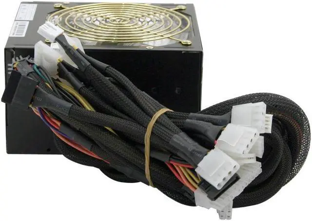 Alt view image 3 of 10 - Thermaltake PurePower W0068RUC 460 W ATX12V 2.0 Power Supply