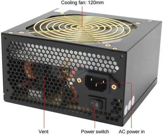 Alt view image 2 of 8 - Thermaltake W0057RU-01 PurePower TWV 500 W ATX 12V Ver.2.0 SLI Certified CrossFire Ready Modular Active PFC Power Supply