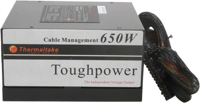 Alt view image 2 of 8 - Thermaltake Toughpower W0128RU 650 W ATX12V / EPS12V SLI Ready Modular Active PFC Power Supply